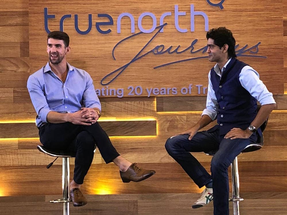 The world as seen by Michael Phelps