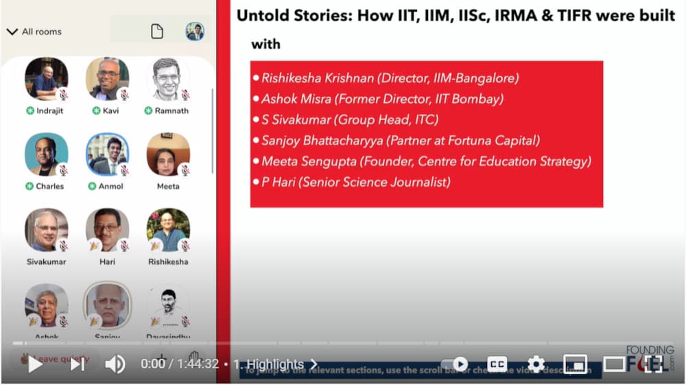 Untold stories about how India built its higher ed institutions