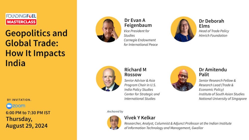 Masterclass: Geopolitics and Global Trade - How It Impacts India