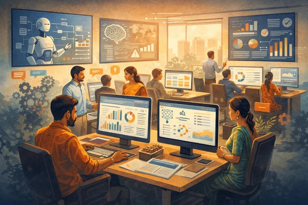 Managing the Human–AI Organisation